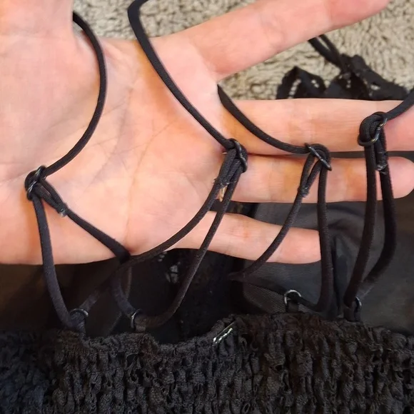 PINK Victoria's Secret Black Lace Bralette - Picture 5 of 5